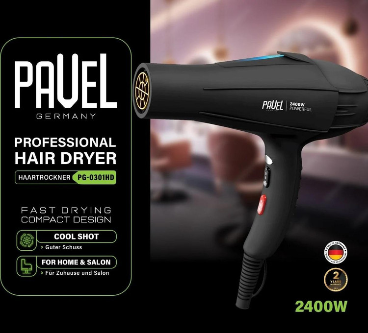 تصویر سشوار پاول مدل PG-0301HD 2400 وات