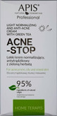 نمای جلویی جعبه کرم ضد آکنه APIS Acne-Stop مناسب پوست چرب و مختلط